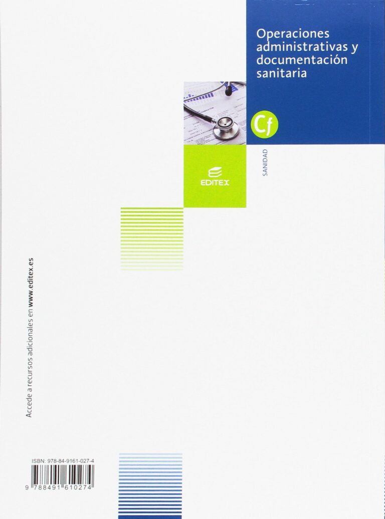 OPERACIONES ADMINISTRATIVAS Y DOCUMENTACIÓN SANITARIA GRADO MEDIO