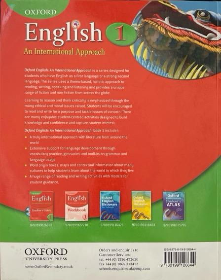 AN INTERNATIONAL APPROACH 1 STUDENT´S BOOK 9780199126644 OXFORD UNIVERSITY PRESS 2009 (USADO) - Imagen 2