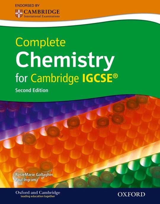 COMPLETE CHEMISTRY FOR CAMBRIDGE IGCSE +CD SECOND EDITION 9780199138784 OXFORD 2011 (USADO)
