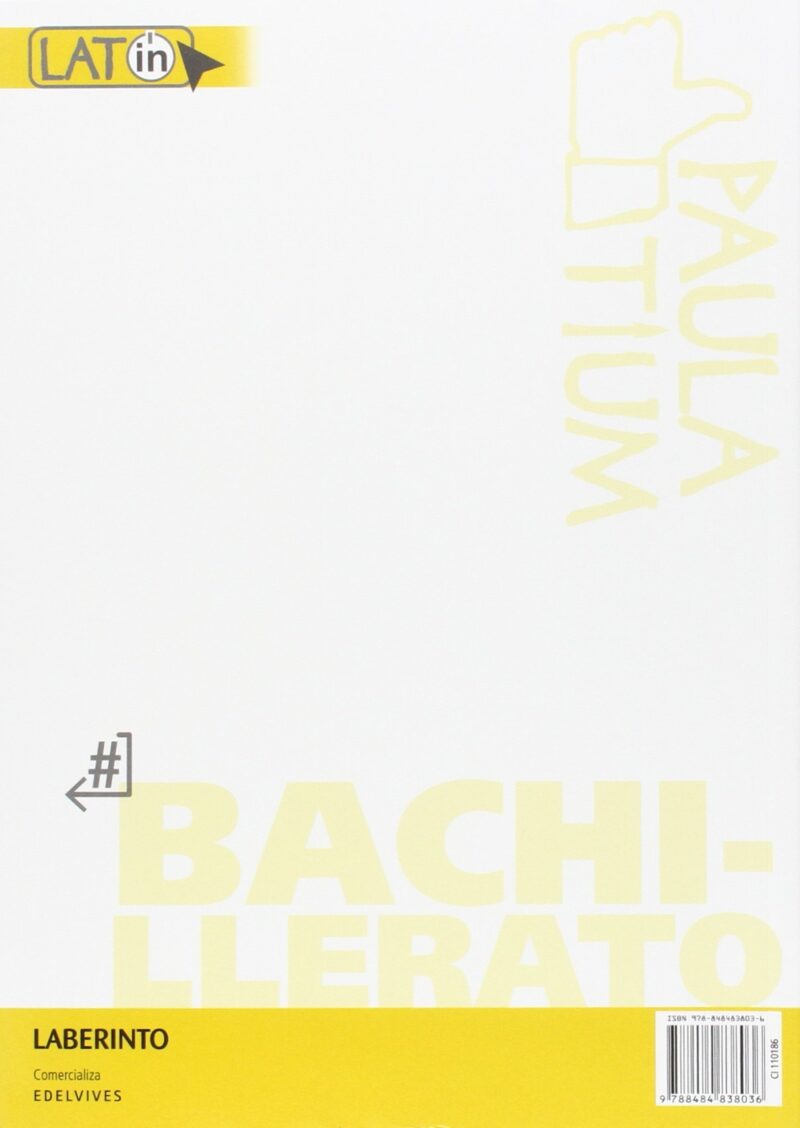 1º BACHILLERATO LATÍN TEORIA 9788484838036 PRÁCTICA 9788484838029 PAULATIUM PACK 9788484838029 LABERINTO 2015 (USADO) - Imagen 2