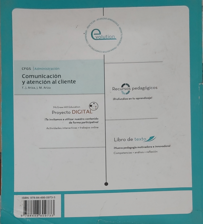 ComunicaciÓn Y AtenciÓn Al Cliente Grado Superior TÉcnico Superior En AdministraciÓn Y Finanzas 5322