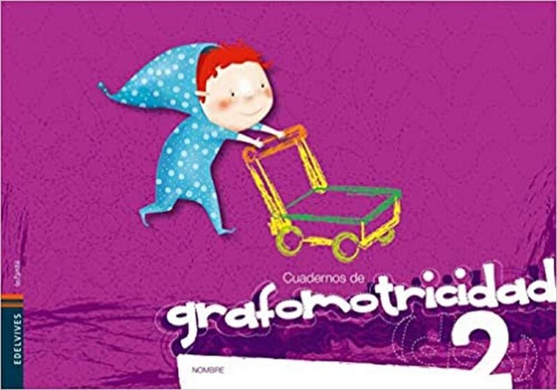 EDUCACIÓN INFANTIL 3 AÑOS CUADERNO DE 2 GRAFOMOTRICIDAD 9788426380166 EDELVIVES 2011 (NUEVO)