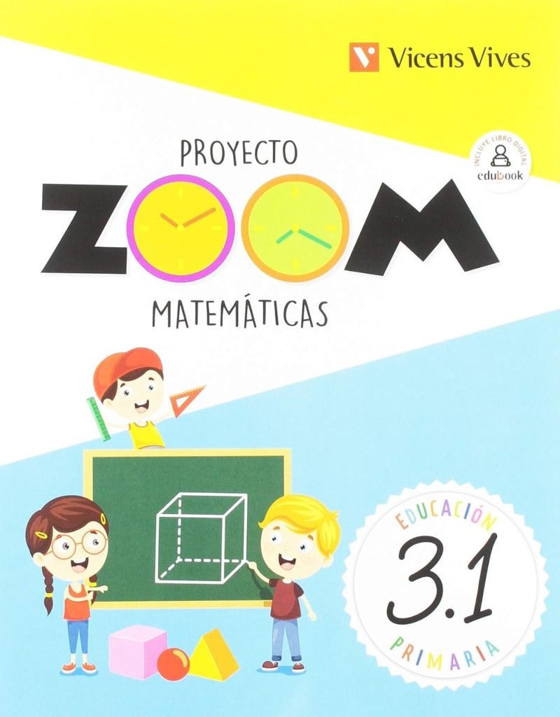 3º PRIMARIA MATEMATICAS TRIMESTRAL (3.1/3.2/3.3) PROYECTO ZOOM 9788468258874 VICENS-VIVES 2019 (USADO)