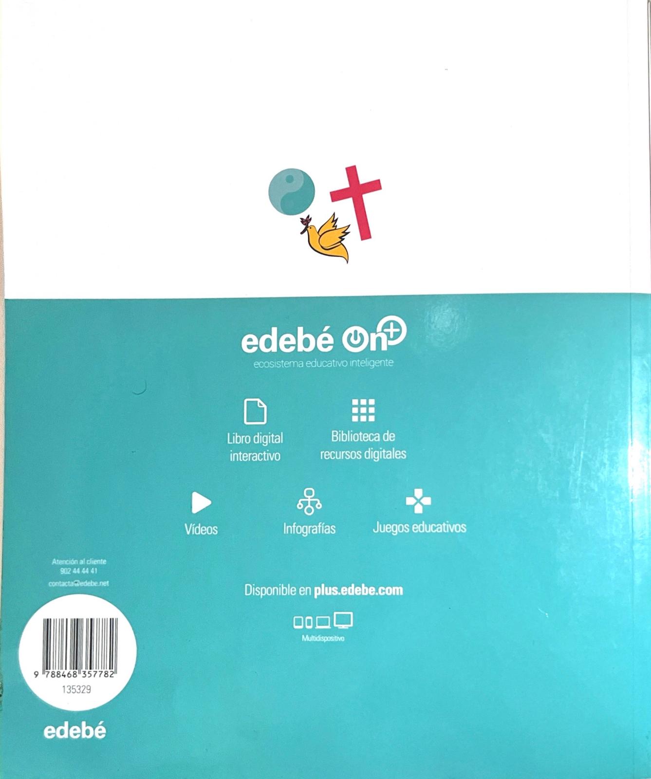 3º ESO RELIGIÓN CATÓLICA PROYECTO DE OTRA MANERA 9788468357782 EDEBÉ 2022 (USADO) - Imagen 2