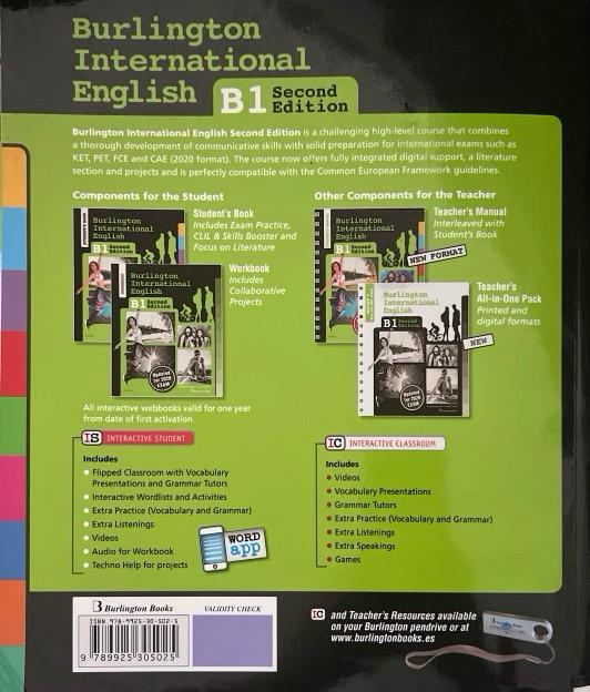 INTERNATIONAL ENGLISH B1+ 2º EDITION STUDENT´S BOOK 9789925305025 BURLINGTON BOOKS 2020 (USADO) - Imagen 2