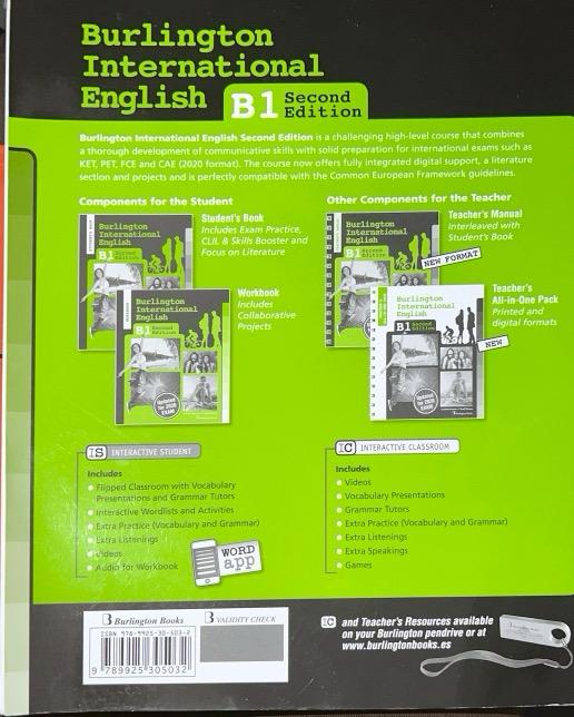INTERNATIONAL ENGLISH B1 /2º EDITION WORKBOOK 9789925305032 BURLINGTON BOOKS 2020 (USADO) - Imagen 2