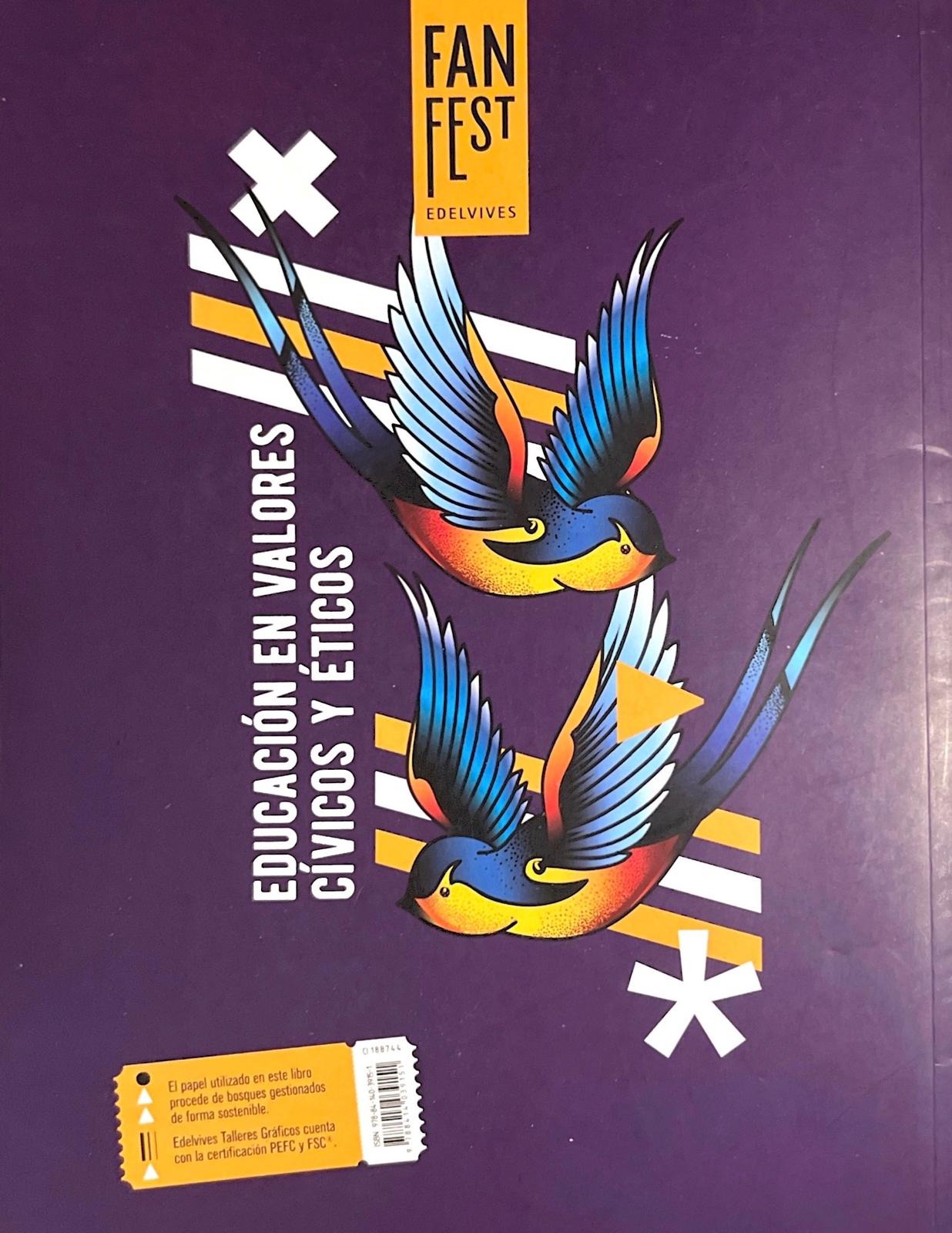 3º ESO VALORES CÍVICOS Y ÉTICOS PROYECTO FANFEST -! A LA LIBERTAD DE MI MENTE¡ 9788414039151 EDELVIVES 2022 (USADO) - Imagen 2