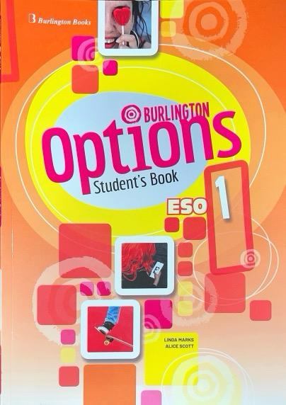 1º ESO OPTIONS STUDENT´S BOOK 9789925308941 BURLINGTON 2022 (USADO)