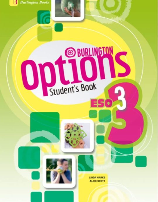3º ESO OPTIONS STUDENT´S BOOK 9789925309061 BURLINGTON 2022 (NUEVO)