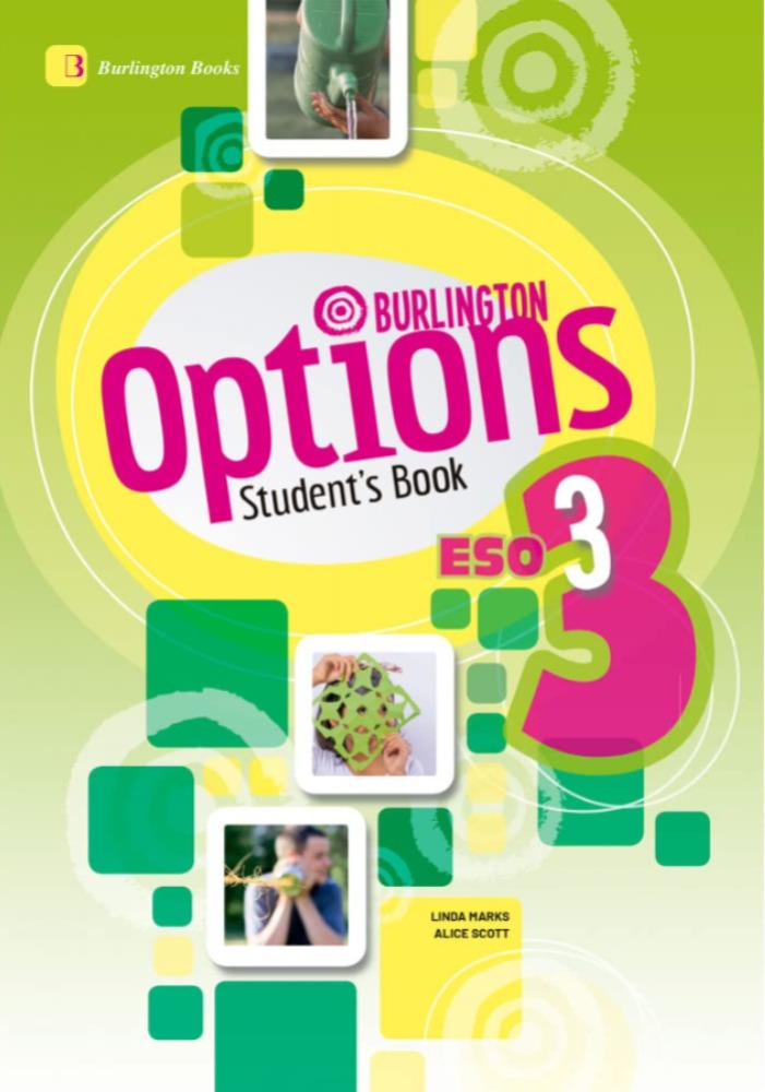 3º ESO OPTIONS STUDENT´S BOOK 9789925309061 BURLINGTON 2022 (NUEVO)