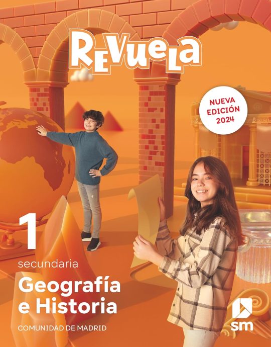 1º ESO GEOGRAFÍA E HISTORIA PROYECTO REVUELA 9788411826532 SM 2024 (NUEVO)