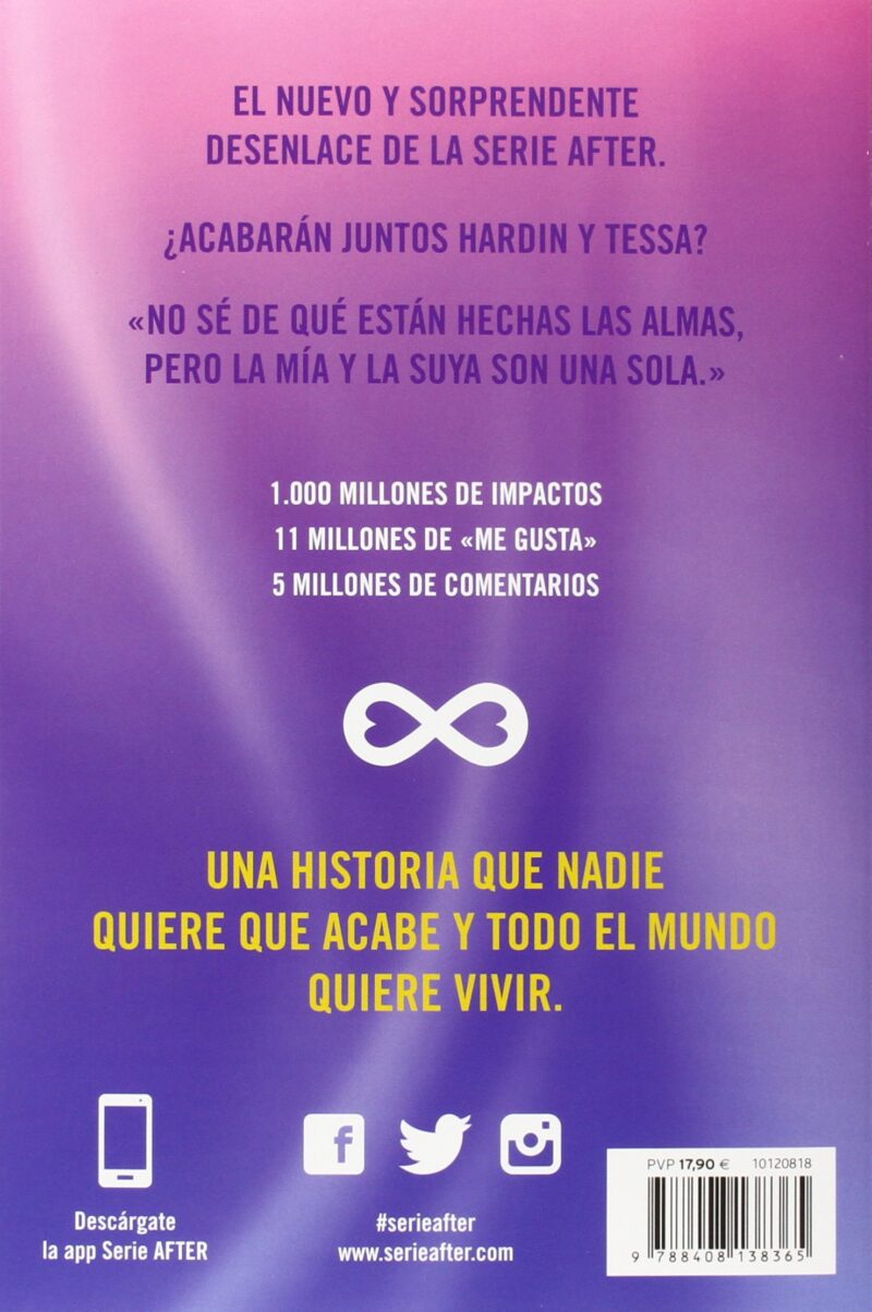 AFTER N.º 4 AMOR INFINITO! 9788408138365 PLANETA 2016 (NUEVO) - Imagen 2