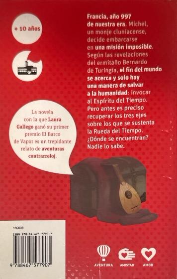 FINIS MUNDI:-EL BARCO DE VAPOR SERIE ROJA:-N.º 117 LAURA GALLEGO GARCIA 9788467577907 SM 2015 (USADO) - Imagen 2