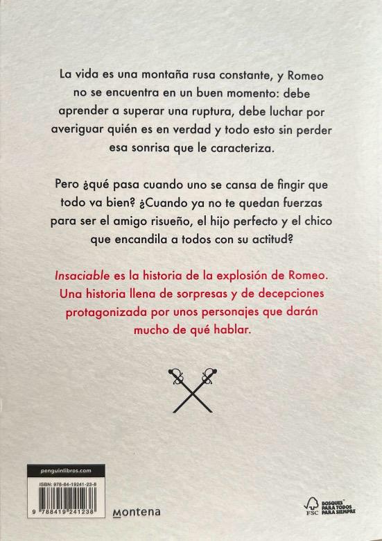 INSACIABLE-REBECA STONES 9788419241238 MONTENA 2022 (USADO) - Imagen 2