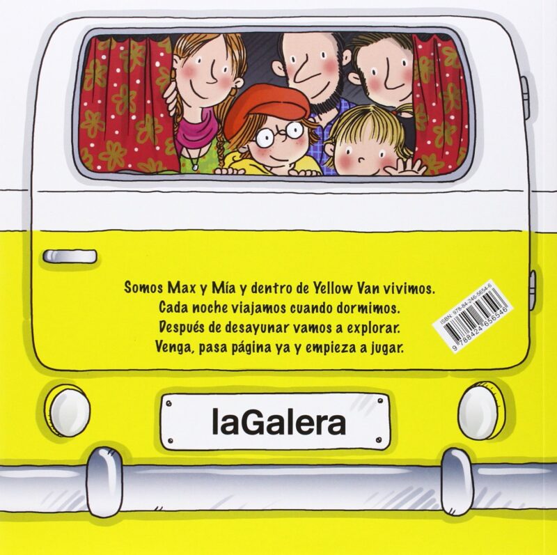 MAX Y MÍA Y LOS PIRATAS -THE YELLOW VAN- VITA DICKINSON 9788424656546 LA GALERA 2015 (USADO) - Imagen 2