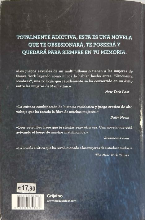 CINCUENTA SOMBRAS DE GREY -I E.L. JAMES -9788425348839 GRIJALBO 2012 (USADO) - Imagen 2