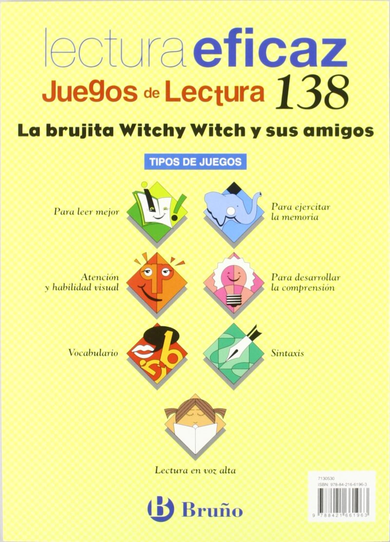 LA BRUJITA WITCHY WITCH Y SUS AMIGOS -JUEGO DE LECTURA EFICAZ N.º 138 JAVIER BOTRAN LOPEZ 9788421661963 BRUÑO 2009 (NUEVO) - Imagen 2