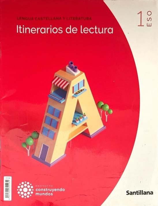 1º ESO LENGUA CASTELLANA Y LITERATURA PROYECTO CONSTRUYENDO MUNDOS 9788468049335 SANTILLANA 2022 (USADO) - Imagen 3