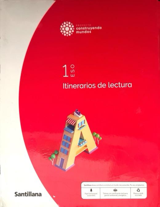 1º ESO LENGUA CASTELLANA Y LITERATURA PROYECTO CONSTRUYENDO MUNDOS 9788468049335 SANTILLANA 2022 (USADO) - Imagen 2