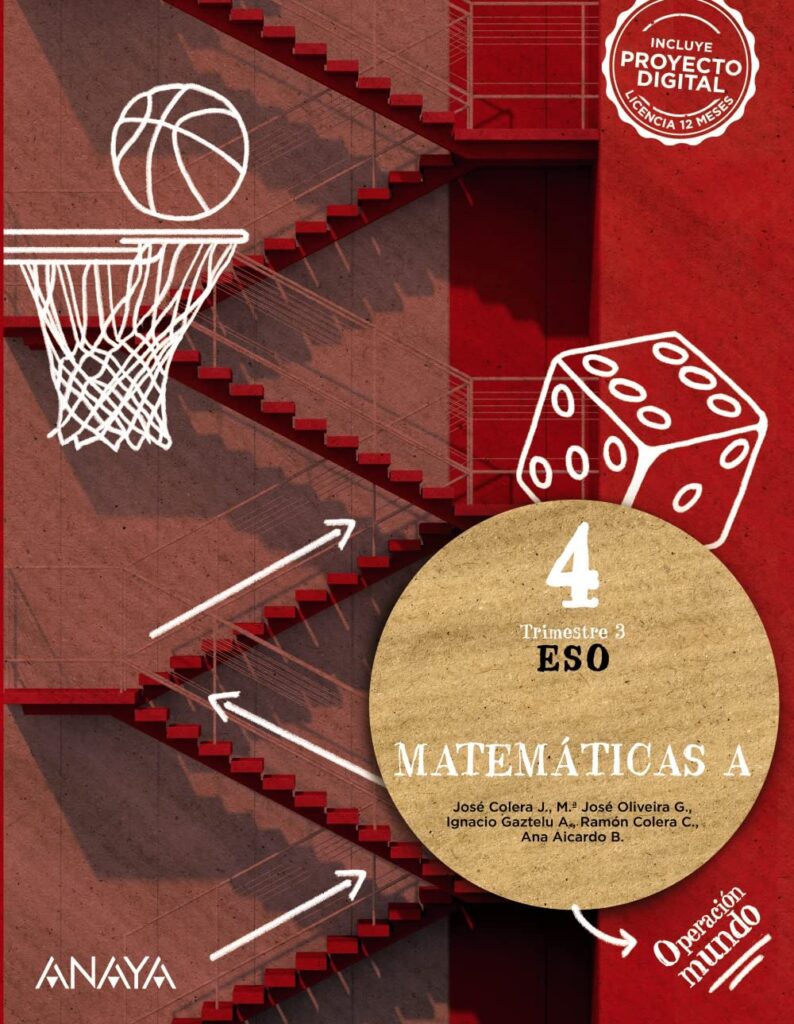 4º ESO MATEMÁTICAS A -ACADEMICAS PROYECTO OPERACIÓN MUNDO 9788414325513 ...