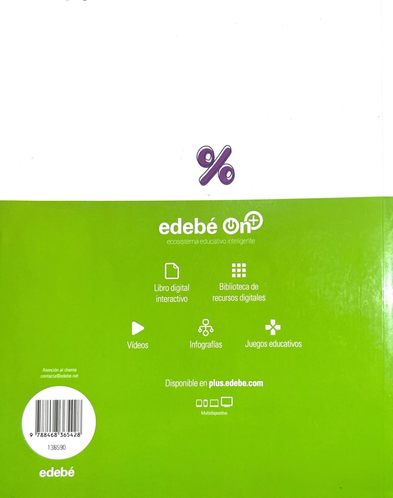 4º ESO MATEMÁTICAS 4A PROYECTO DE OTRA MANERA 9788468365428 EDEBE 2023 (USADO) - Imagen 2