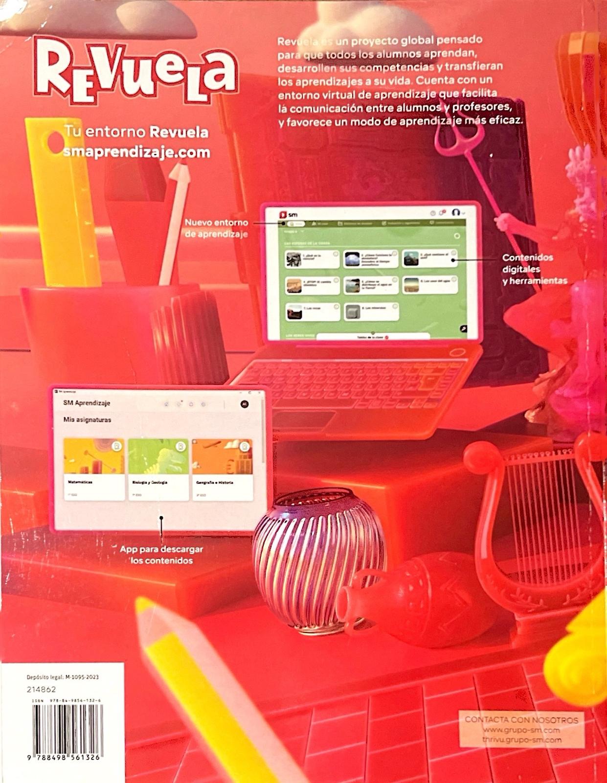 4º ESO CULTURA CLÁSICA PROYECTO REVUELA 9788498561326 SAVIA SM 2023 (NUEVO) - Imagen 2