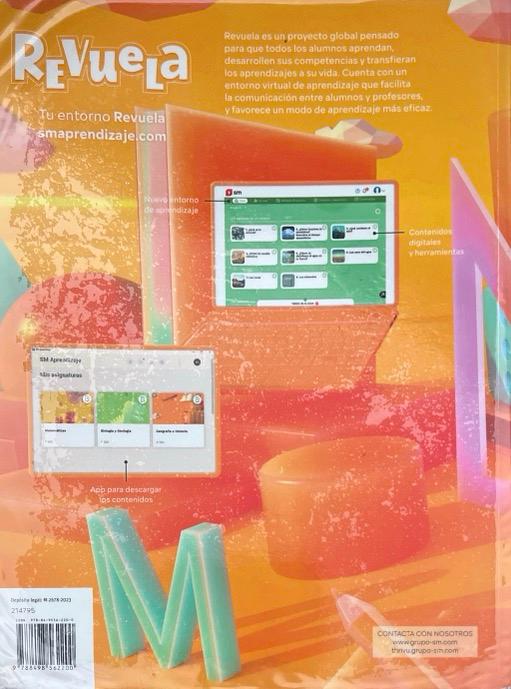 2º ESO MATEMÁTICAS PROYECTO REVUELA 9788498562200 SM 2023 (USADO) - Imagen 2