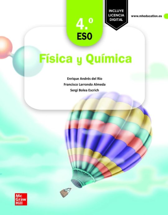 4º ESO FÍSICA Y QUÍMICA EDICIÓN LOMLOE 9788448639921 MCGRAW-HILL 2023 (NUEVO)