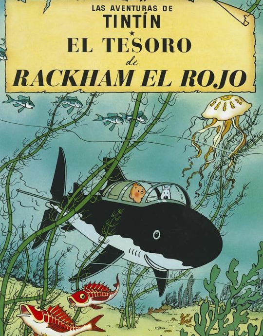 TINTIN: EL TESORO DE RACKHAM EL ROJO :-HERGE 9788426110367 JUVENTUD 1989 (NUEVO)