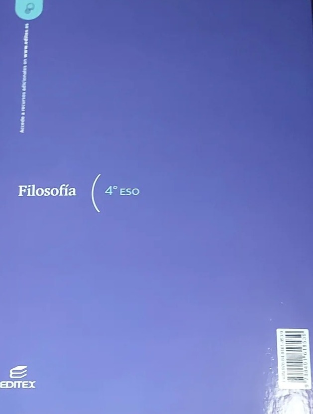 4º ESO FILOSOFÍA 9788491618539 EDITEX 2019 (USADO) - Imagen 2