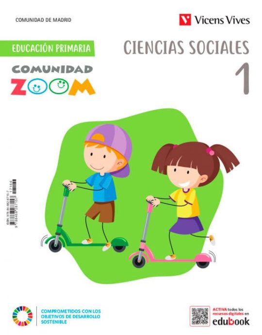 1º PRIMARIA CIENCIAS SOCIALES 1 COMUNIDAD ZOOM MADRID 9788468287157 VICENS-VIVES 2022 (NUEVO)