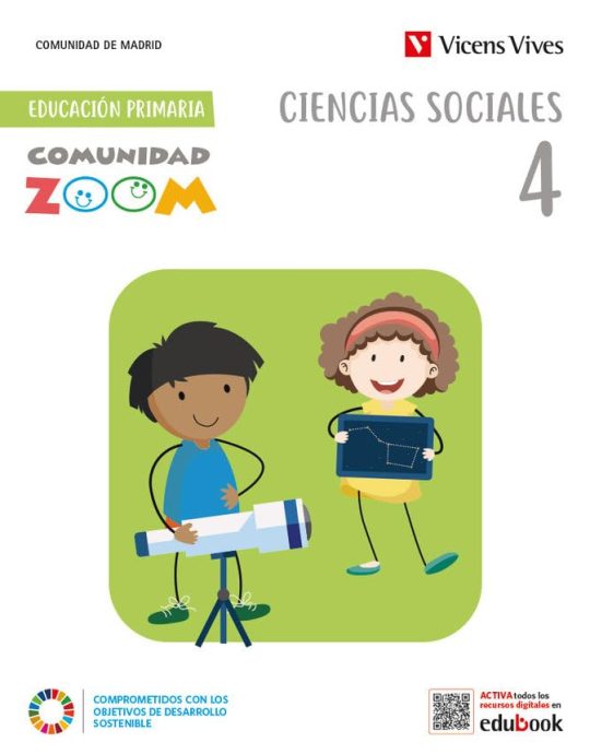 4º PRIMARIA CIENCIAS SOCIALES 4 COMUNIDAD ZOOM MADRID 9788468292137 VICENS-VIVES 2023 (NUEVO)