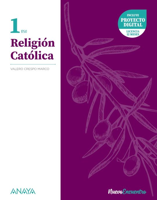 1º ESO RELIGIÓN CATÓLICA PROYECTO NUEVO ENCUENTRO 9788414309940 ANAYA  2022 (USADO)