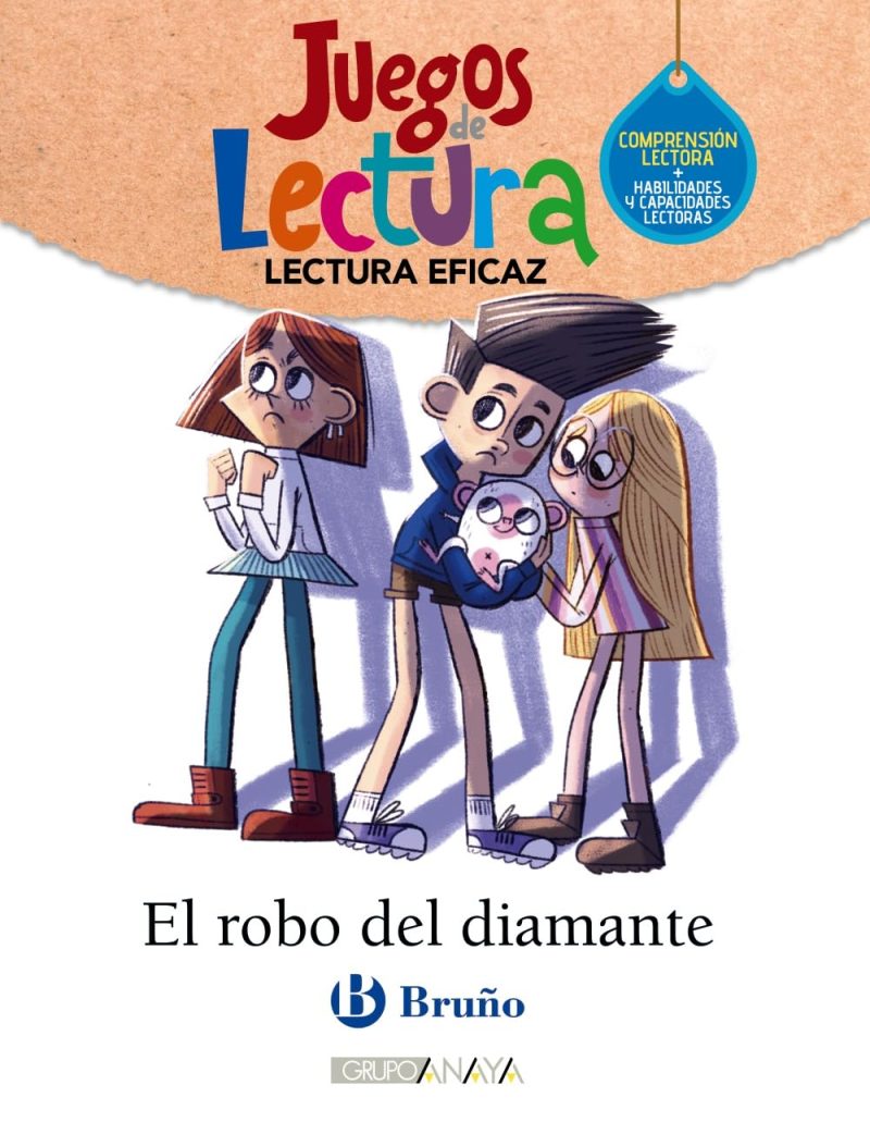 EL ROBO DEL DIAMANTE:-JUEGOS DE LECTURA EFICAZ 9788469635650 BRUÑO 2024 (NUEVO)