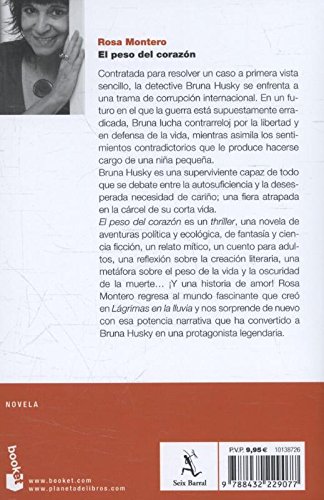 EL PESO DEL CORAZÓN-SERIE BRUNA HUSKY N.º 02:-ROSA MONTERO 9788432229077 BOOKET 2016 (NUEVO) - Imagen 2