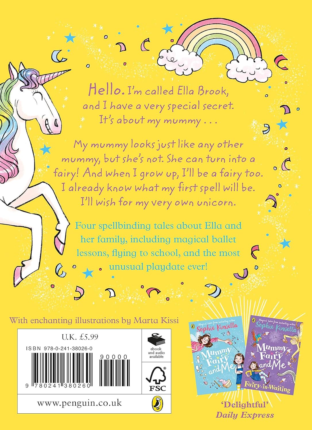 MUMMY FAIRY AND ME: UNICORN WISHES:-SOPHIE KINSELLA 9780241380260 PENGUIN BOOKS 2019 (USADO) - Imagen 2