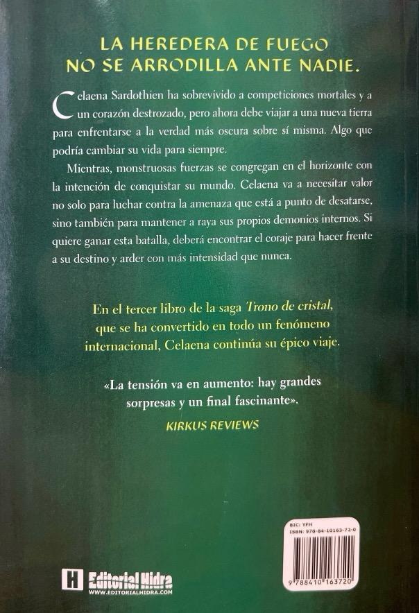 HEREDERA DE FUEGO-SAGA TRONO DE CRISTAL N.º 3 - SARAH J. MAAS 9788410163720 HIDRA 2024 (NUEVO) - Imagen 2