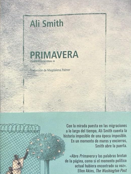 PRIMAVERA-CUARTETO ESTACIONAL N.º 03 :-ALI SMITH 9788418451676 NÓRDICA LIBROS 2021 (NUEVO)