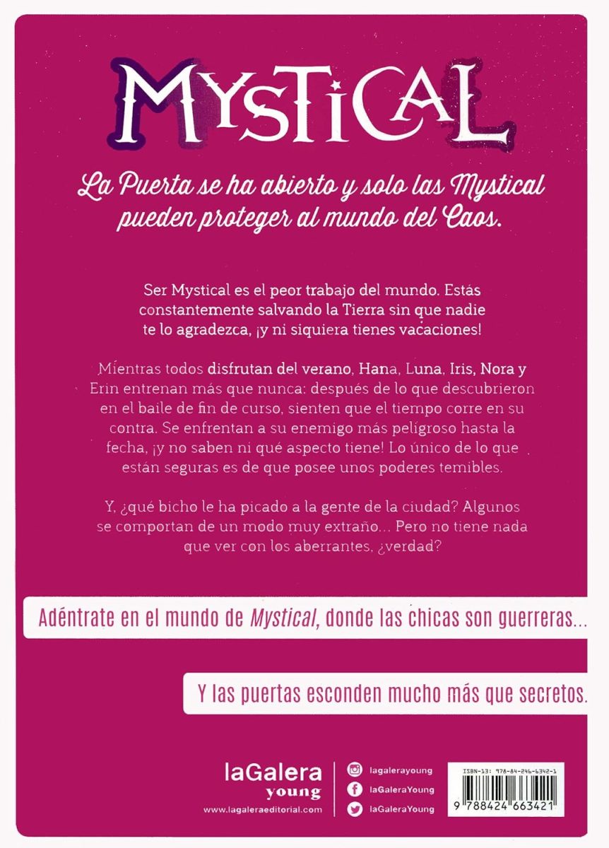 MYSTICAL N.º 03 :-EL REFLEJO OSCURO:- MARTA ÁLVAREZ 9788424663421 LA GALERA 2018 (USADO) - Imagen 2