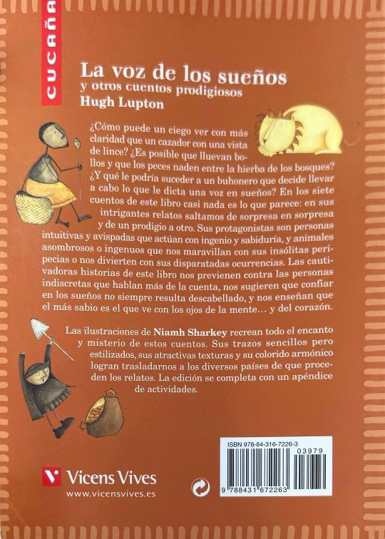 LA VOZ DE LOS SUEÑOS:-COLECCIÓN CUCAÑA N.º 24 HUGH LUPTON 9788431672263 VICENS-VIVES 2015 (USADO) - Imagen 4
