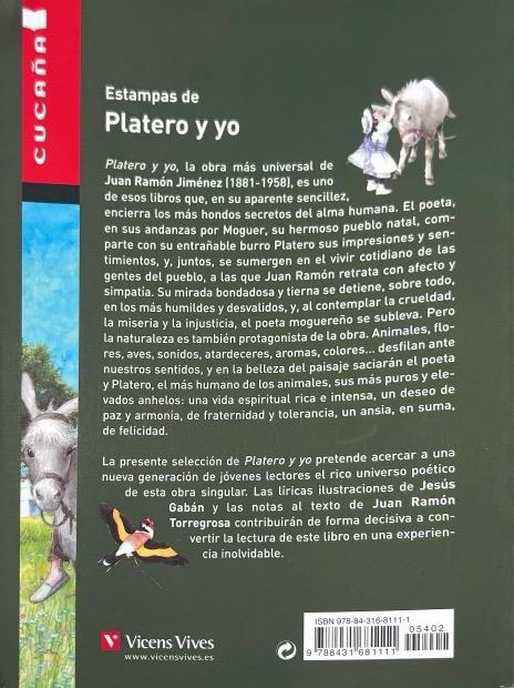 ESTAMPAS DE PLATERO-CUCAÑA N.º 33:-JUAN RAMÓN JIMÉNEZ 9788431681111 VICENS-VIVES 2014 (USADO) - Imagen 4