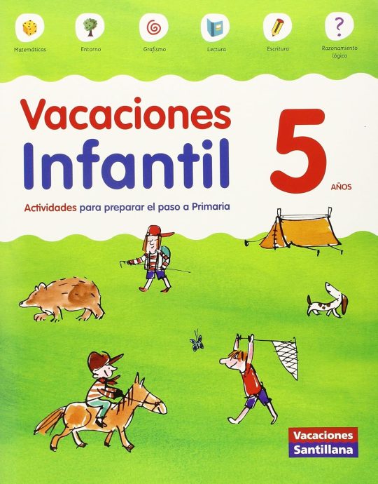 INFANTIL 5 AÑOS VACACIONES 9788468087146 SANTILLANA 2014 (NUEVO)