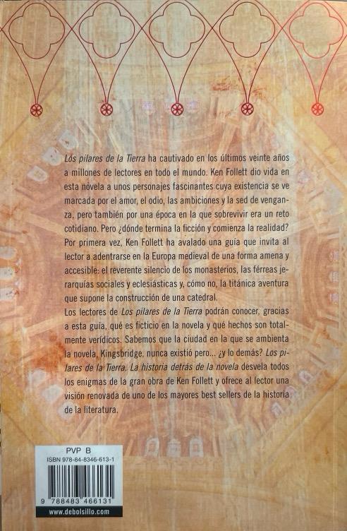 LOS PILARES DE LA TIERRA:-HISTORIA DETRAS DE LA NOVELA:-ISABEL ALONSO BELMONTE 9788483466131 DEBOLSILLO 2007 (USADO) - Imagen 2