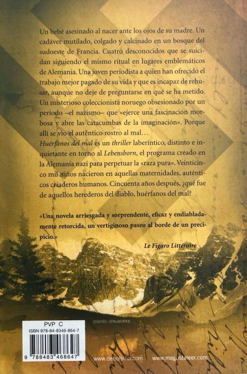 HUÉRFANOS DEL MAL:-NICOLAS D´ ESTIENNE D´ORVES 9788483468647 DEBOLSILLO 2009 (USADO) - Imagen 2