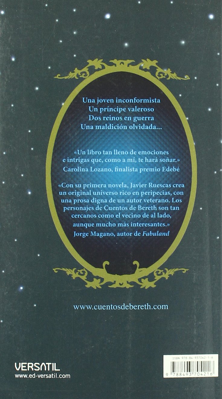 CUENTOS DE BERETH I: ENCANTAMIENTO DE LUNA:-JAVIER RUESCAS 9788493704216 VERSATIL 2009 (USADO) - Imagen 2