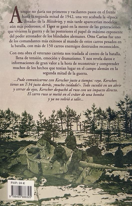 TIGRES EN EL BARRO-LAS MEMORIAS DEL COMANDANTE DE CARROS ALEMÁN:-9788493886325 EDICIONES SALAMINA 2016 (NUEVO) - Imagen 2