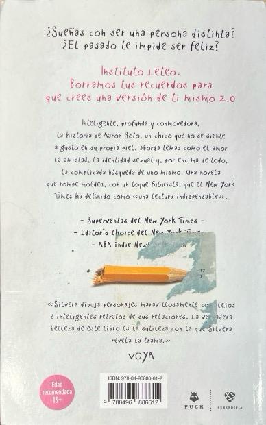 RECUERDA AQUELLA VEZ:- ADAM SILVERA 9788496886612 PUCK 2017 (USADO) - Imagen 2