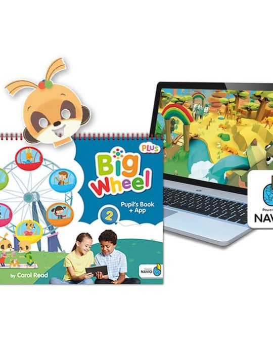 INFANTIL 5 AÑOS BIG WHEEL PLUS UPDATED 2 PUPIL´S BOOK APP NAVIO 9781035146994 MACMILLAN 2024 (NUEVO)