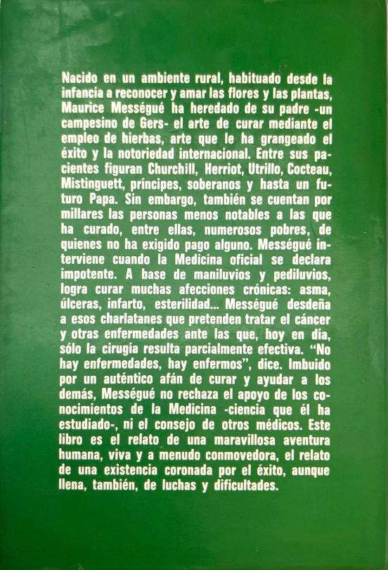 HOMBRES, PLANTAS Y SALUD:-MAURICE MESSÉGUÉ 9788401340093 PLAZA Y JANES 1978 (USADO) - Imagen 2
