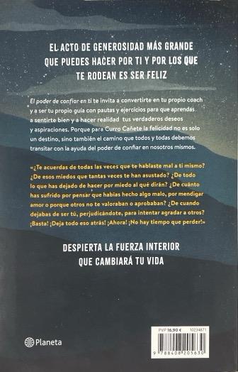EL PODER DE CONFIAR EN TI-APRENDE A TENER FE EN TI Y CONSEGUIRÁS LO QUE QUIERAS:-CURRO CAÑETE 9788408205630 PLANETA 2019 (USADO) - Imagen 2